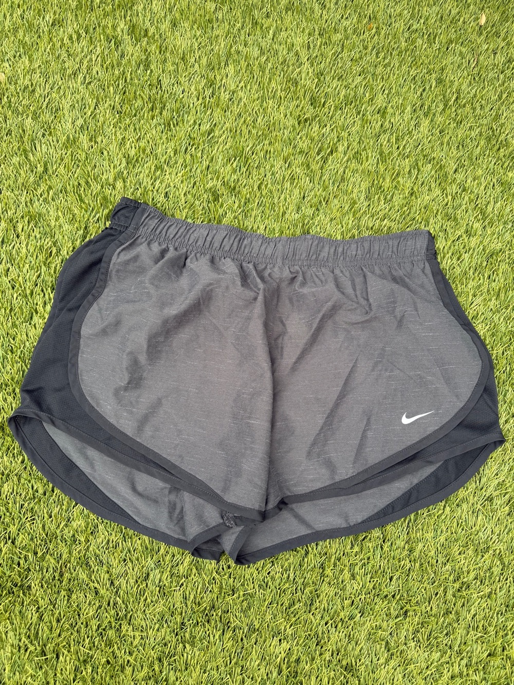 Nike Women’s Gray and Black Athletic Running Shorts